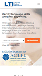 Mobile Screenshot of languagetesting.com