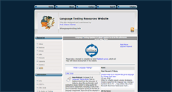 Desktop Screenshot of languagetesting.info