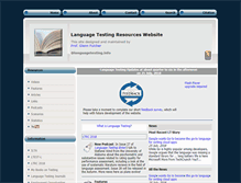 Tablet Screenshot of languagetesting.info